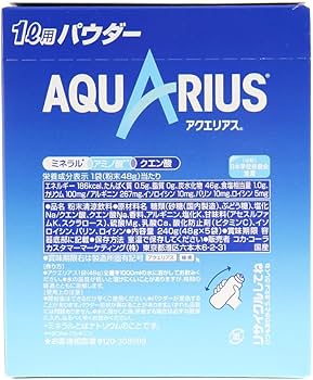 Amazon.co.jp: アクエリアスパウダー48g×5袋 : 食品・飲料・お酒